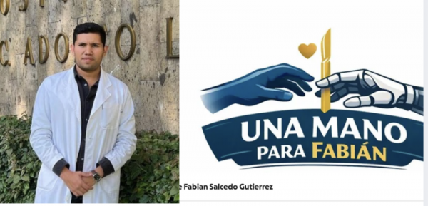 Piden apoyo para recuperación de joven médico cirujano